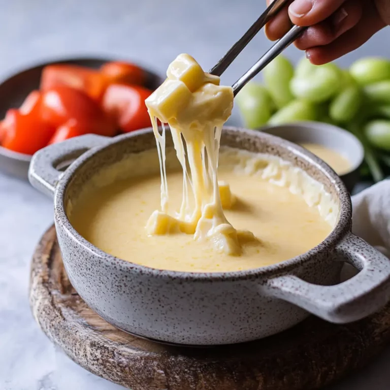 Traditional Swiss Cheese Fondue