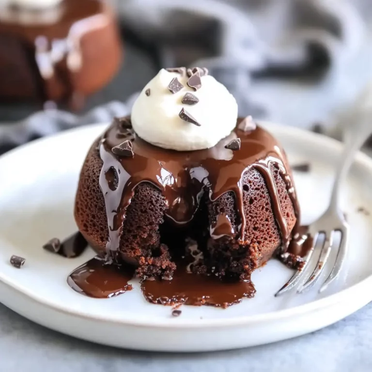 Easy Chocolate Lava Cake