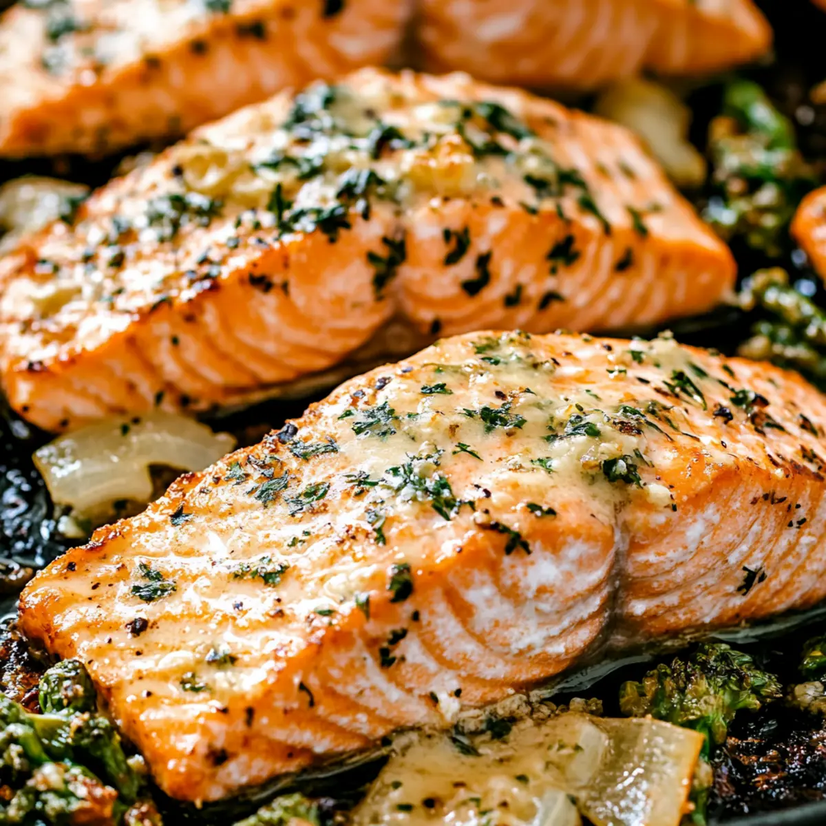 Garlic Butter Baked Salmon