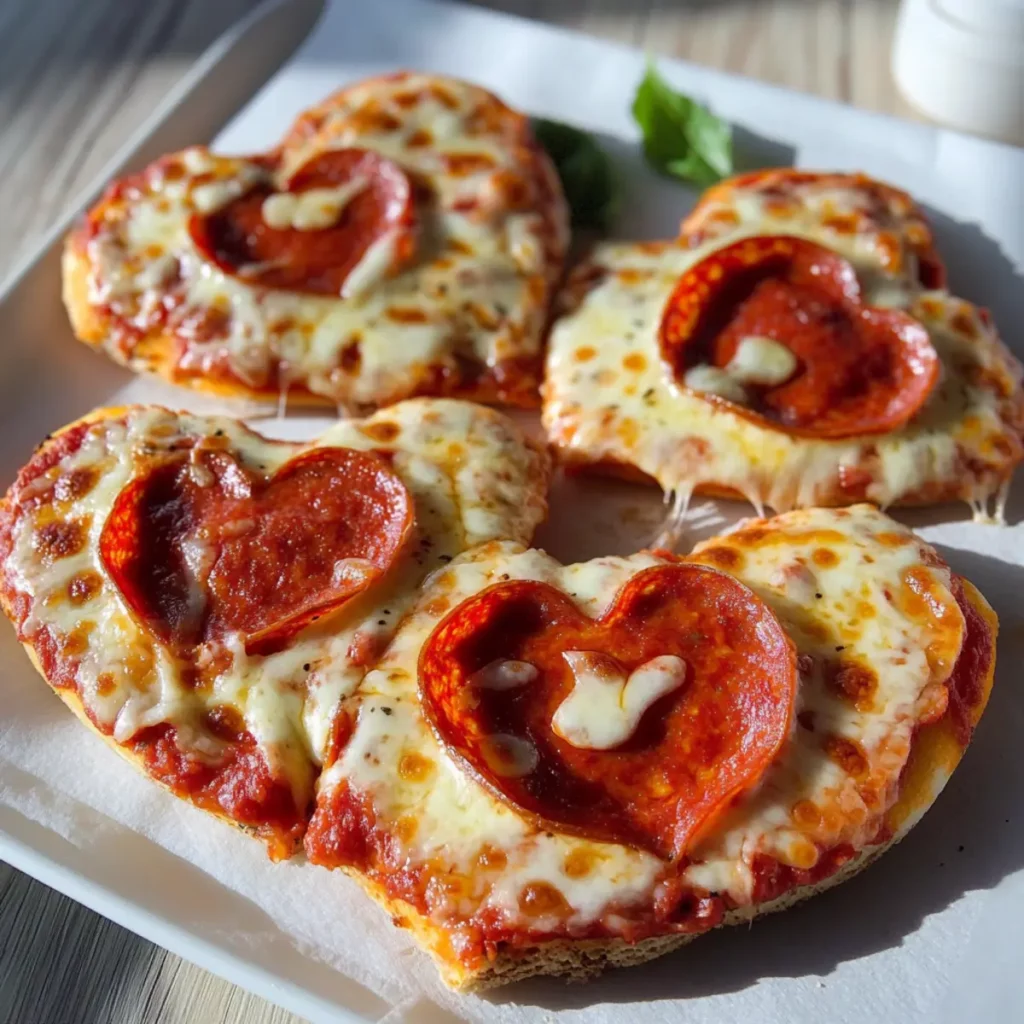 Heart-Shaped Pizza