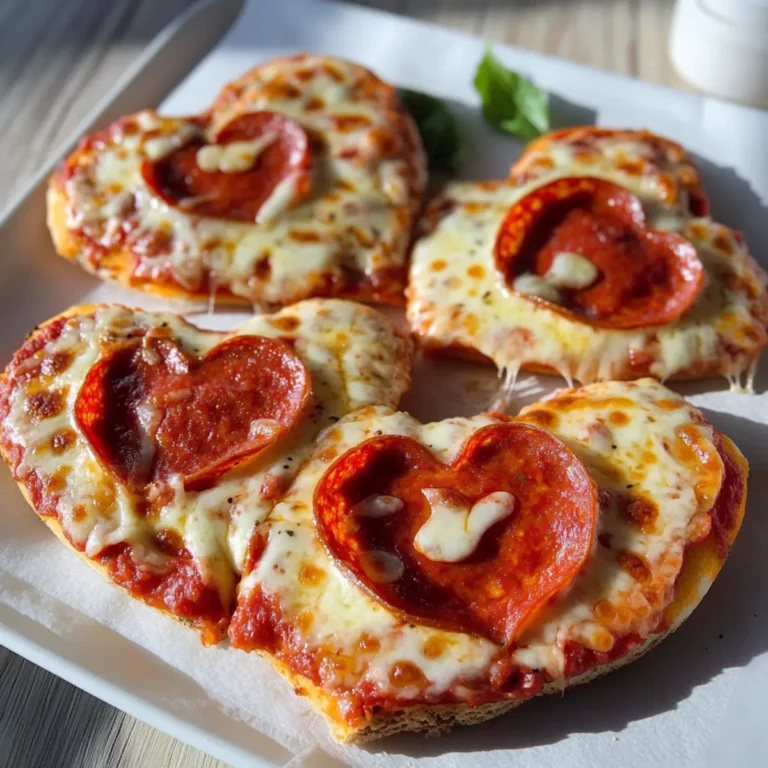Heart-Shaped Pizza