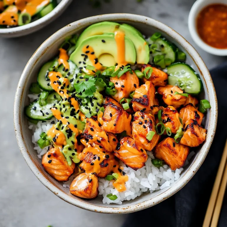 Bang Bang Salmon Bites Bowls