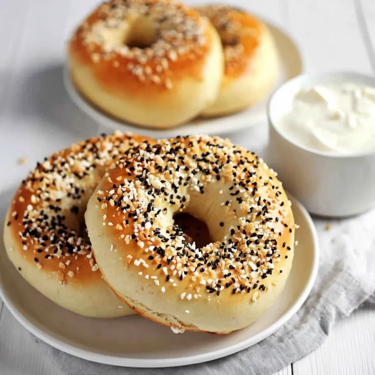 Soft Greek Yogurt Bagels